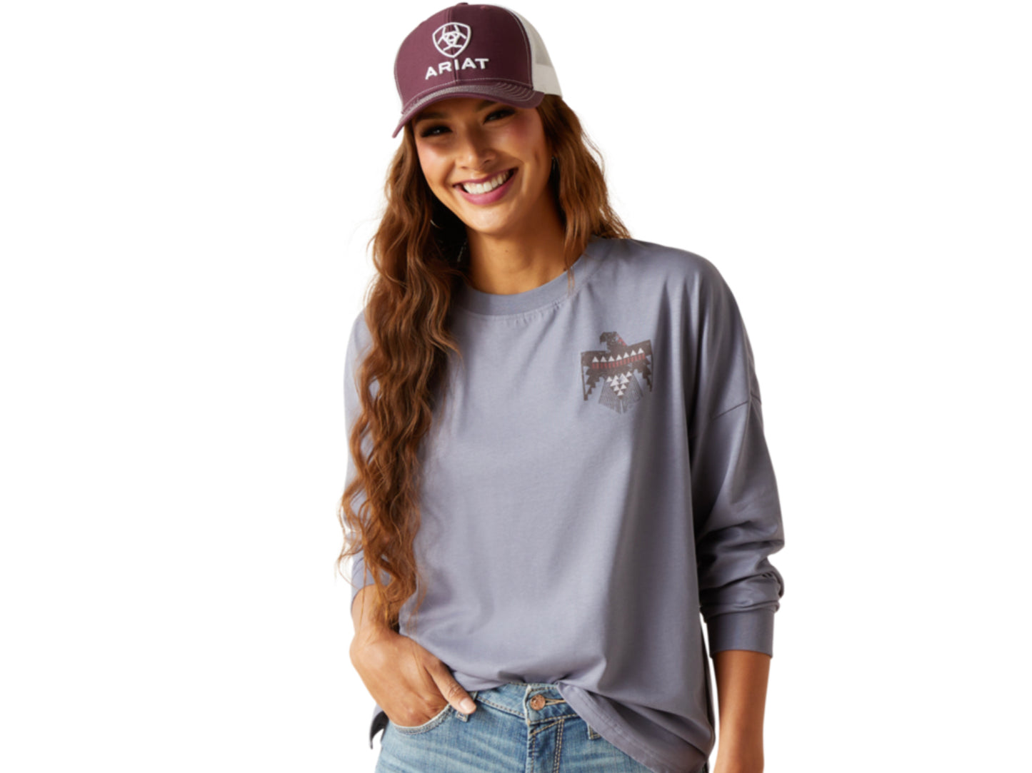 ARIAT WOMENS THUNDERBIRD LONG SLEEVE TSHIRT