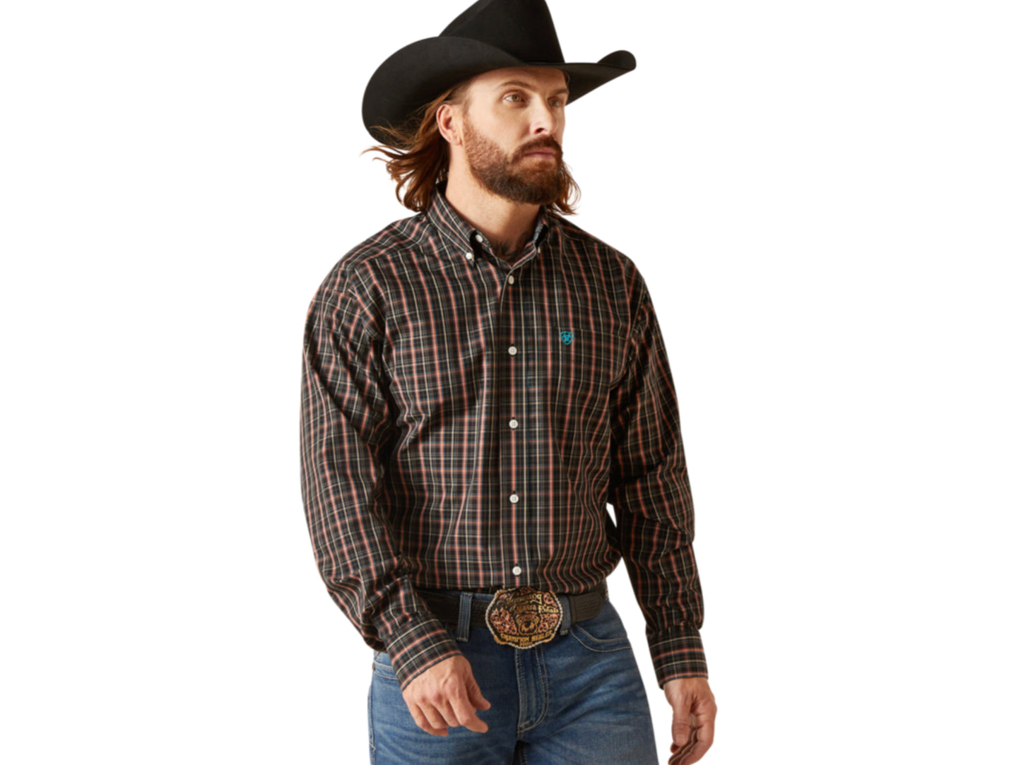 ARIAT MENS WRINKLE FREE GAVEN LONG SLEEVE SHIRT