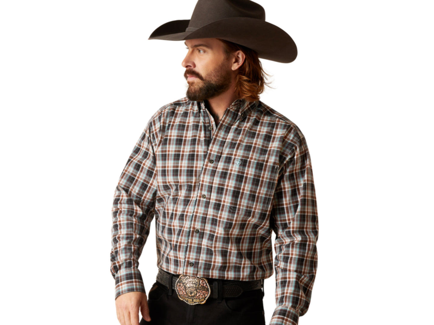 ARIAT MENS PRO NATHANIEL LONG SLEEVE SHIRT