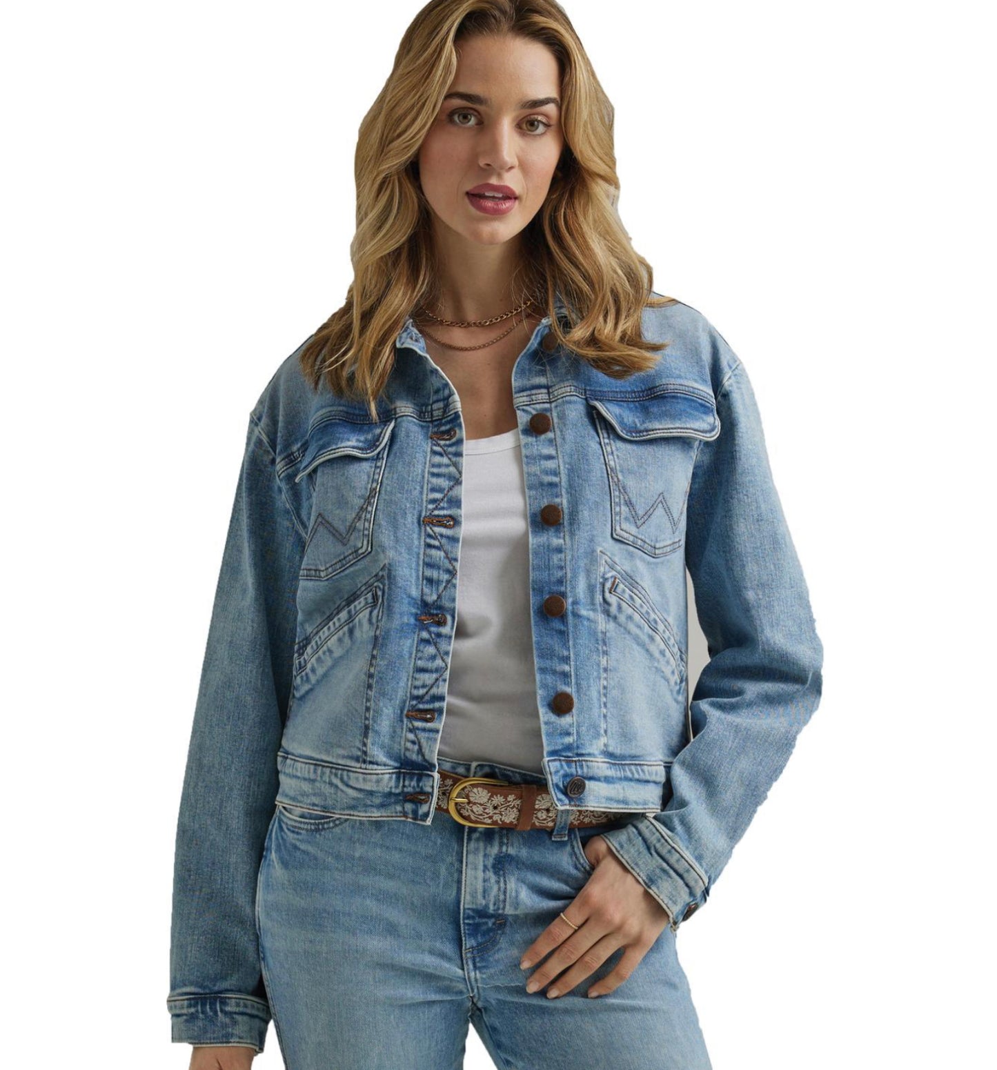 WRANGLER WOMENS UNLINED DENIM JACKET
