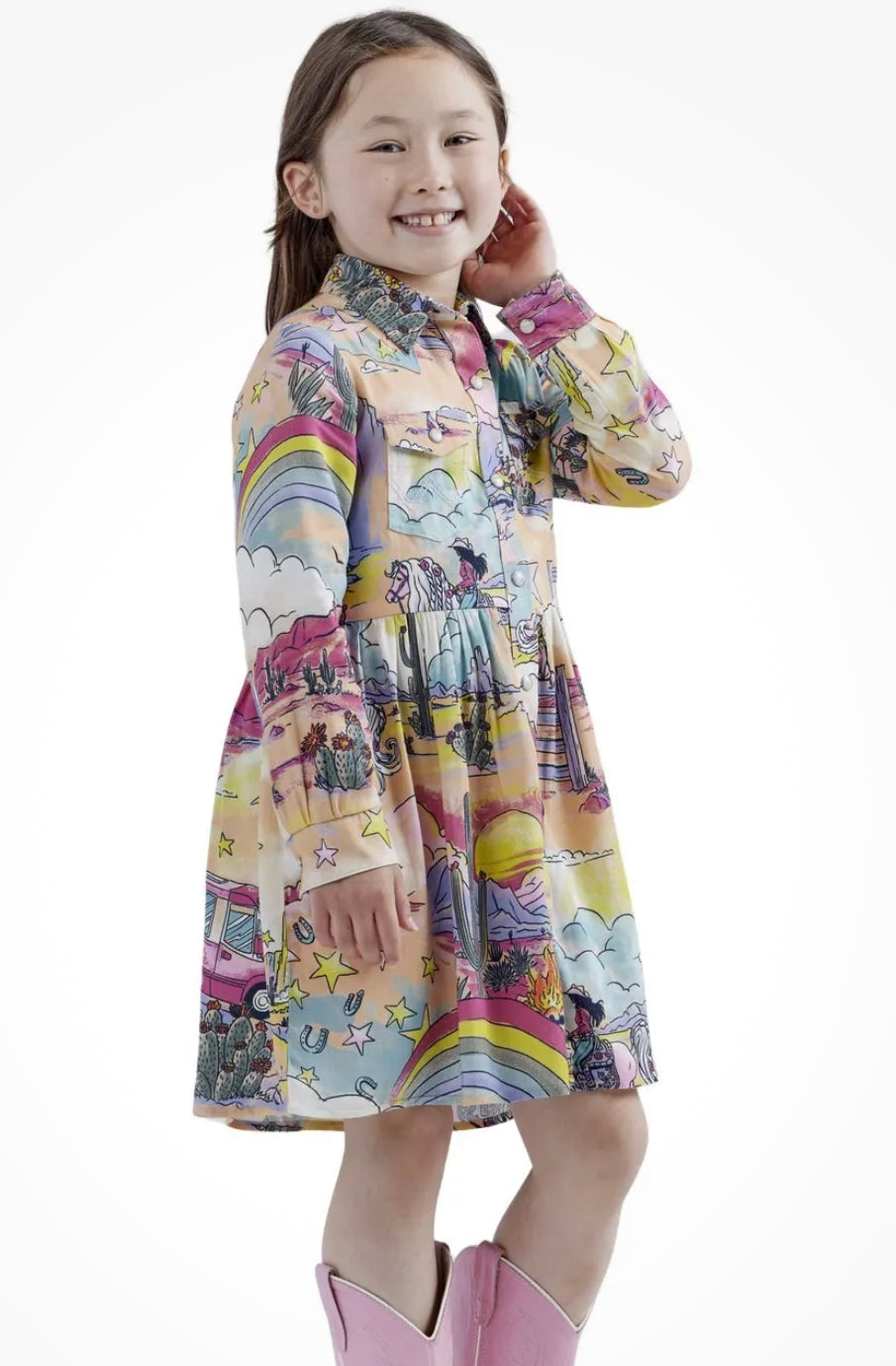 WRANGLER X BARBIE SHIRT DRESS