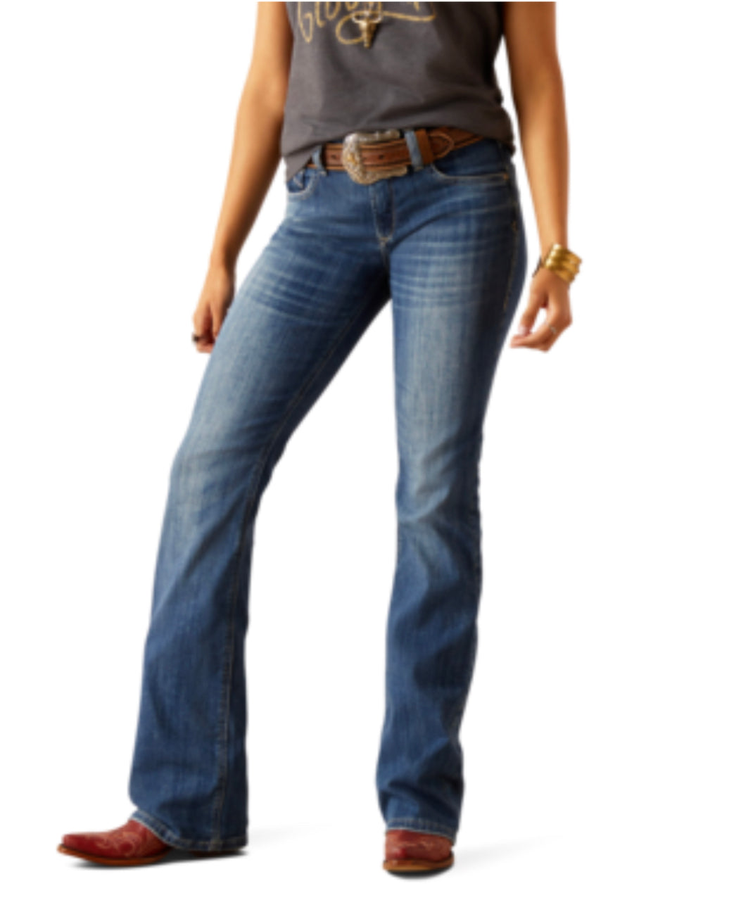 ARIAT WOMENS PERFECT RISE ANNIE BOOT JEAN IN MALAYSIA