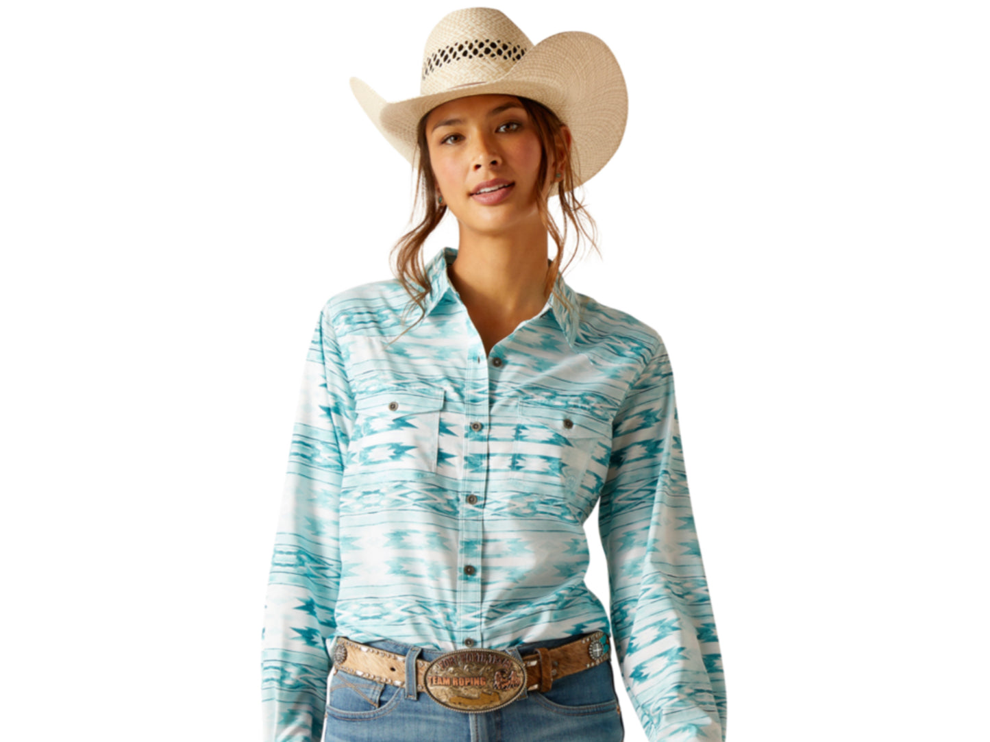 ARIAT WOMENS WESTERN VENTEK STRETCH SHIRT