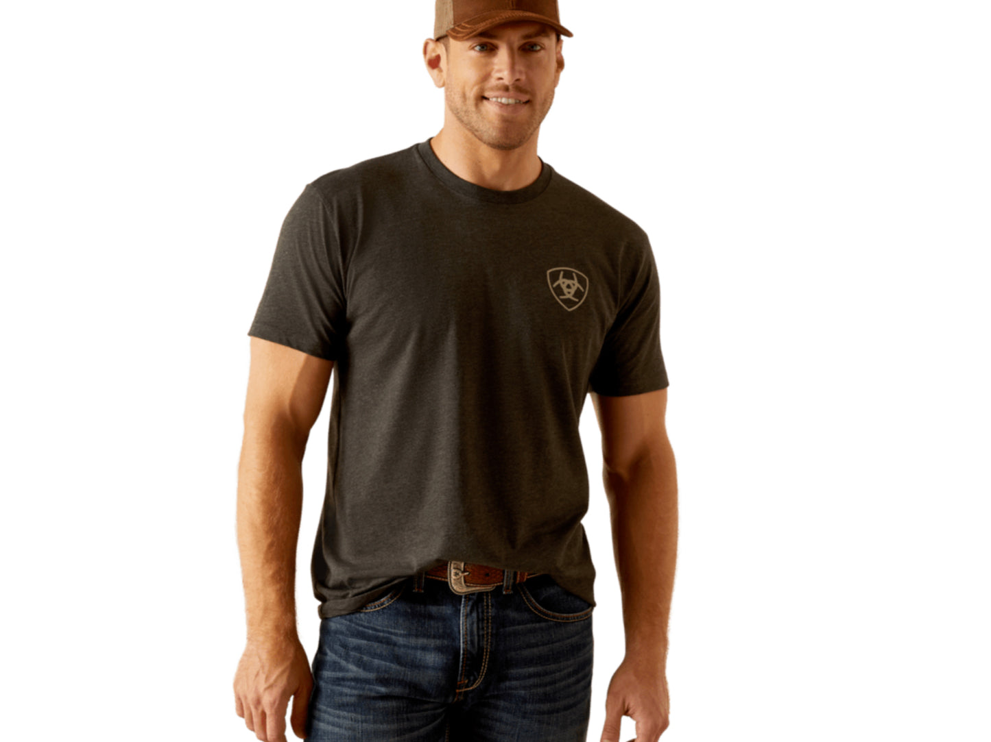 ARIAT MENS RIDER LABEL T-SHIRT