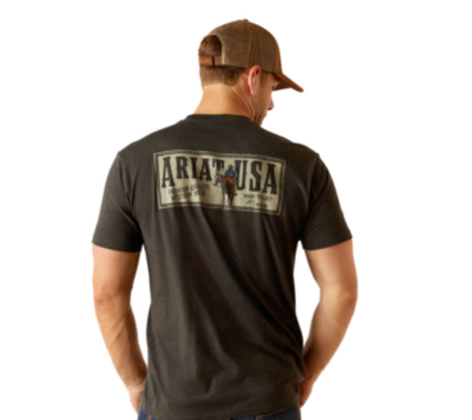 ARIAT MENS RIDER LABEL T-SHIRT