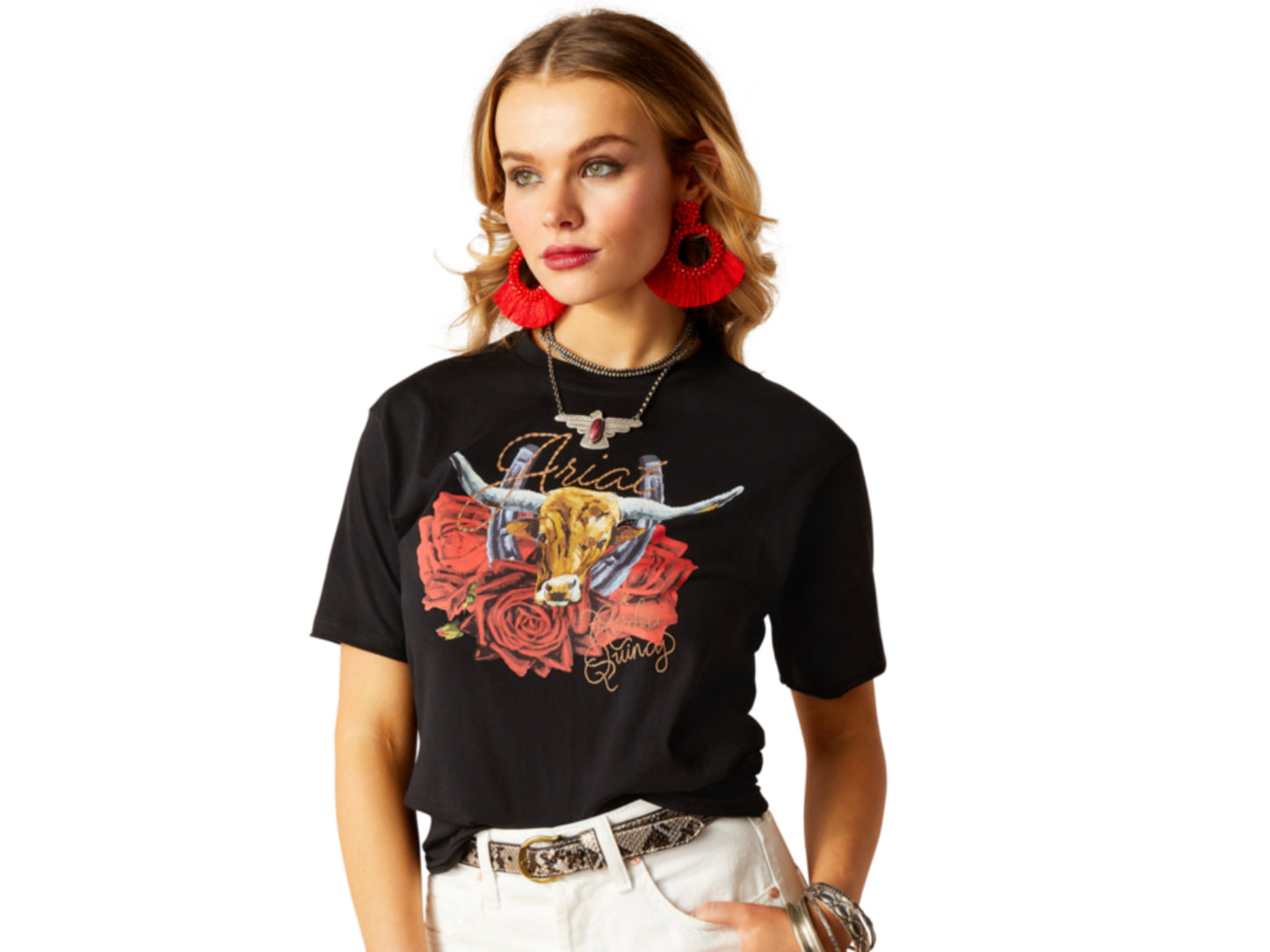 ARIAT RODEO QUINCY STEER SHORT SLEEVE TSHIRT