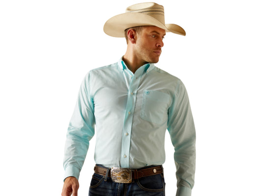 ARIAT MENS WRINKLE FREE SHEPHERD FITTED SHIRT