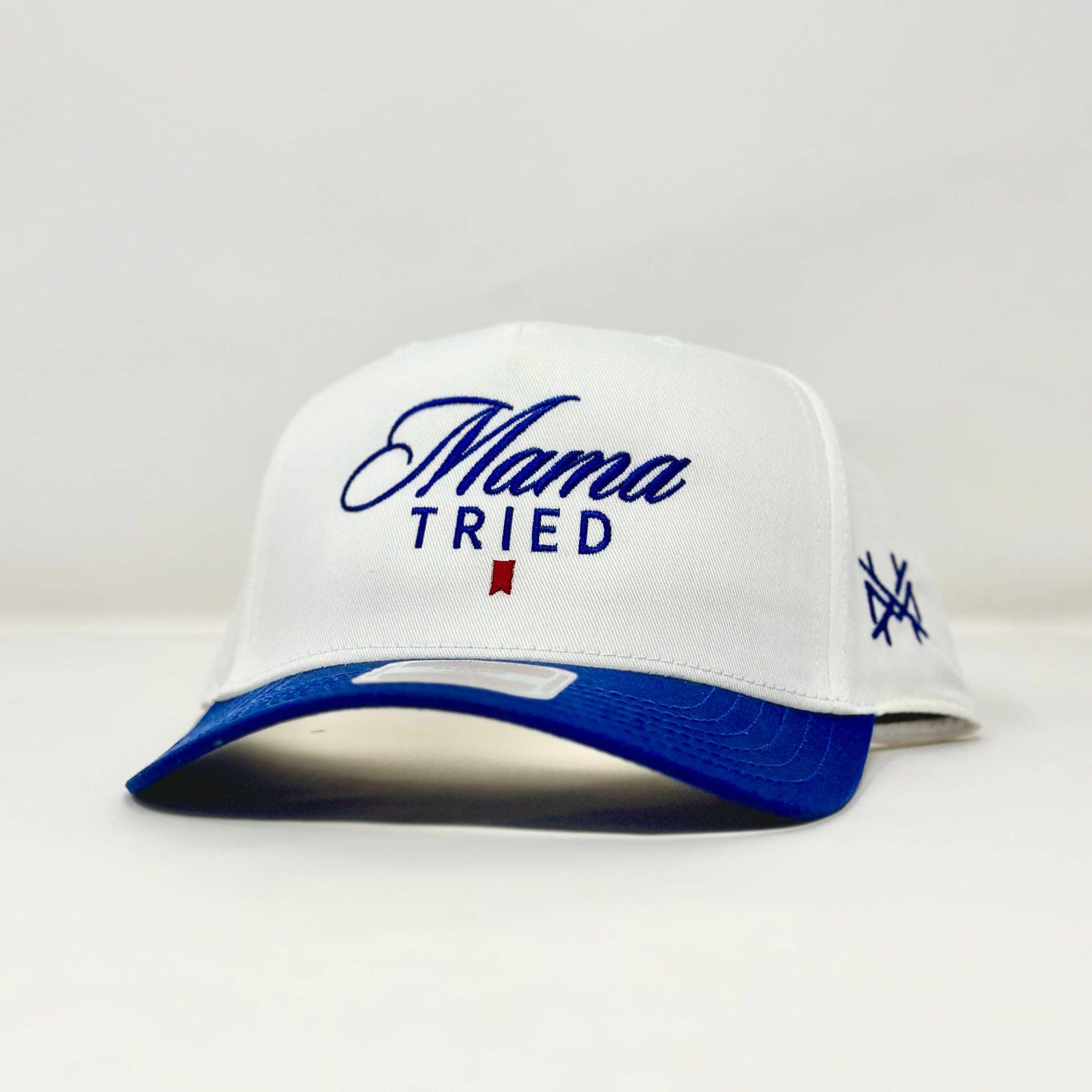 The Mad Hatter Co - MHC Mama Tried Ultra Trucker Hat: 6006 Yupoong White