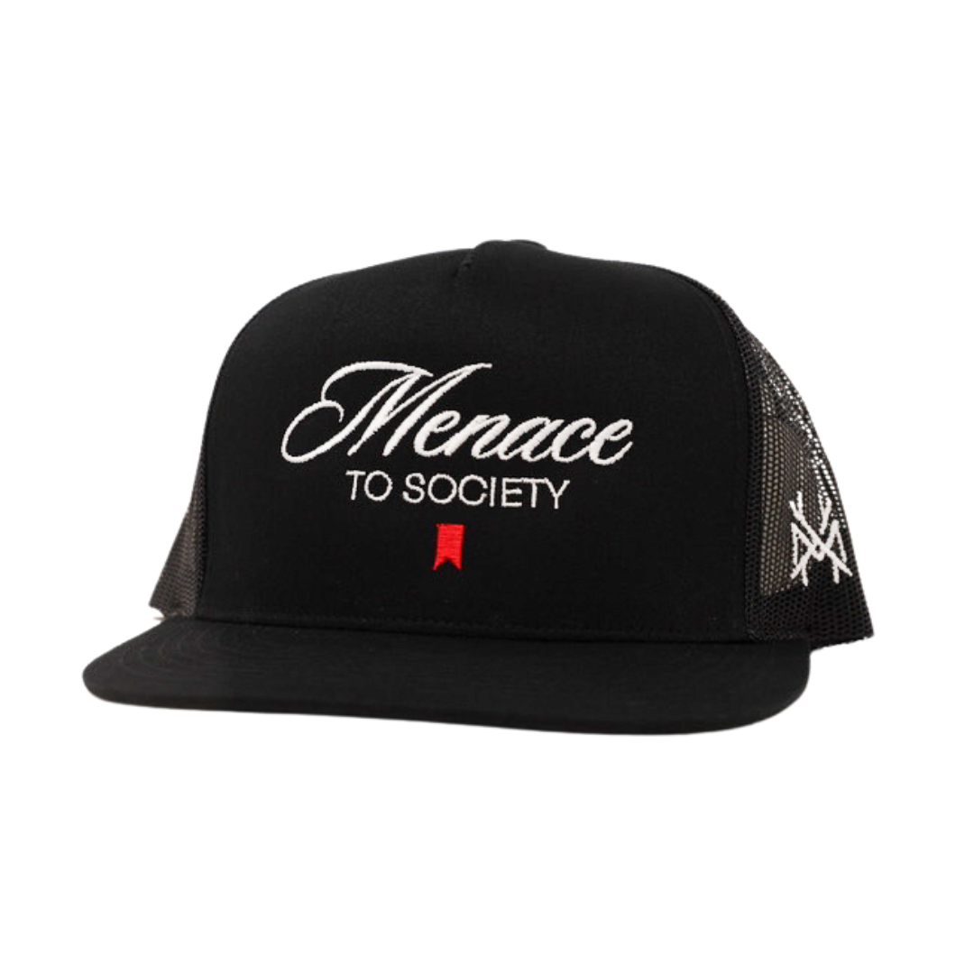 The Mad Hatter Co - Menace to Society Trucker Hat: 256 Richardson Black