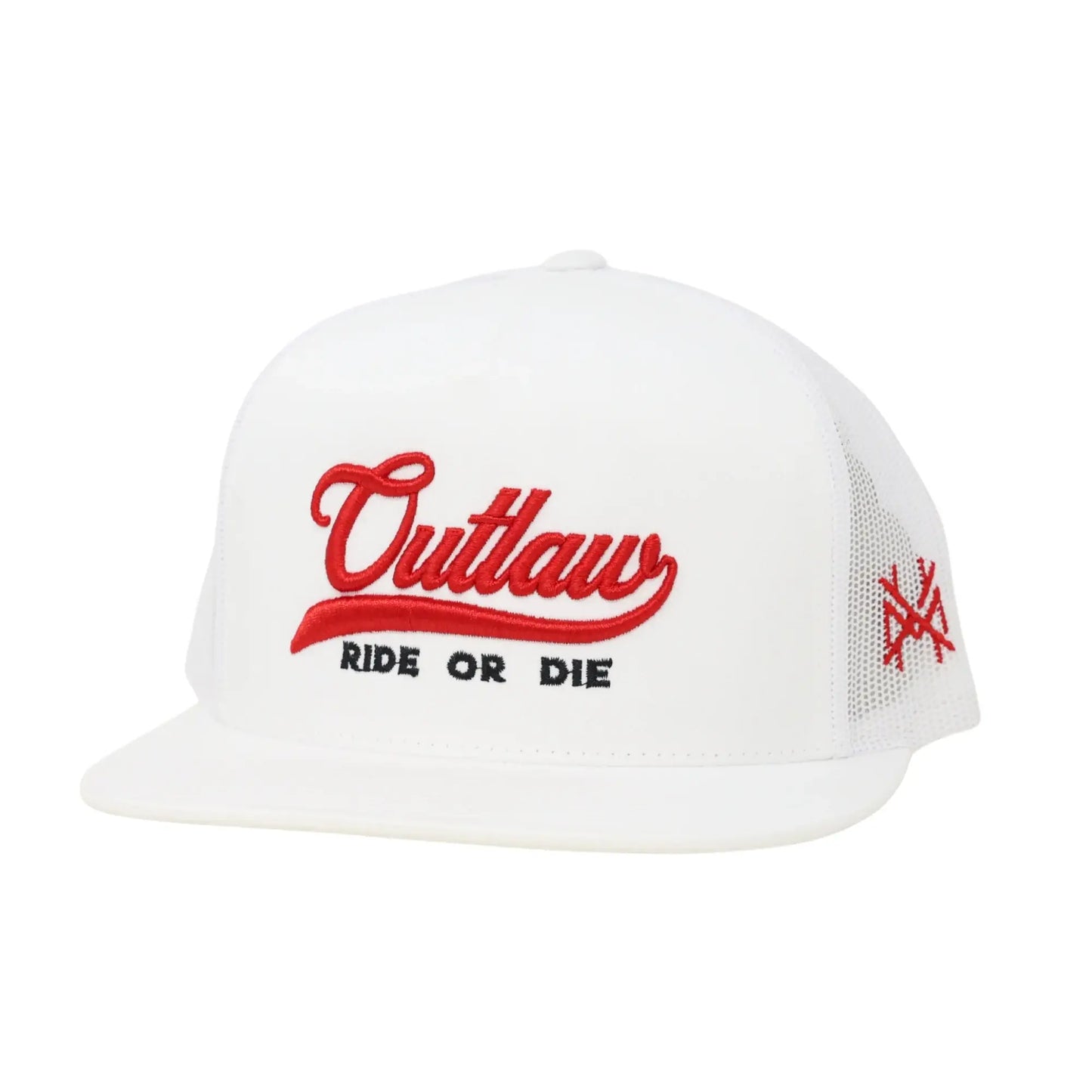 The Mad Hatter Co - Outlaw Ride or Die Trucker Hat : Trucker Duck Camo