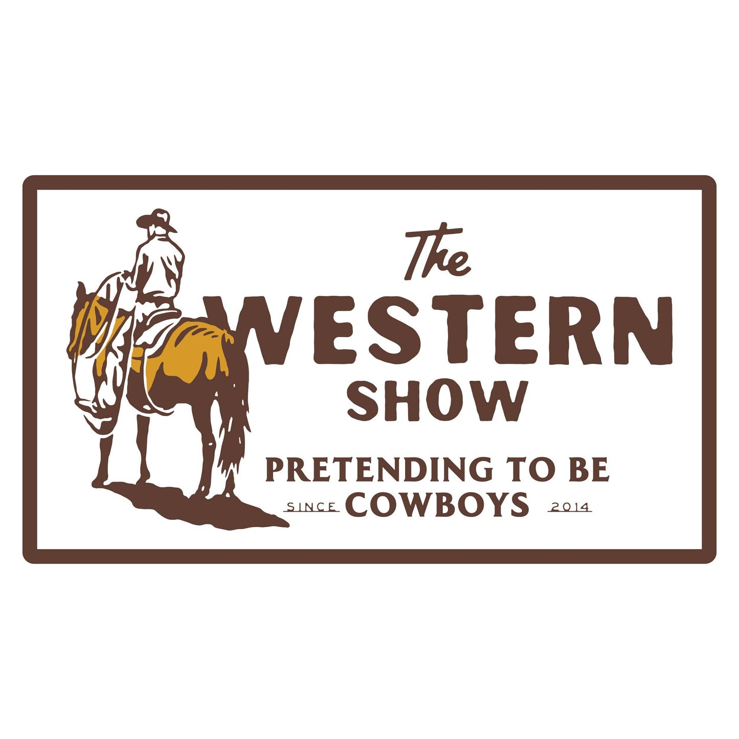 Sendero Provisions Company - Western Show Sticker