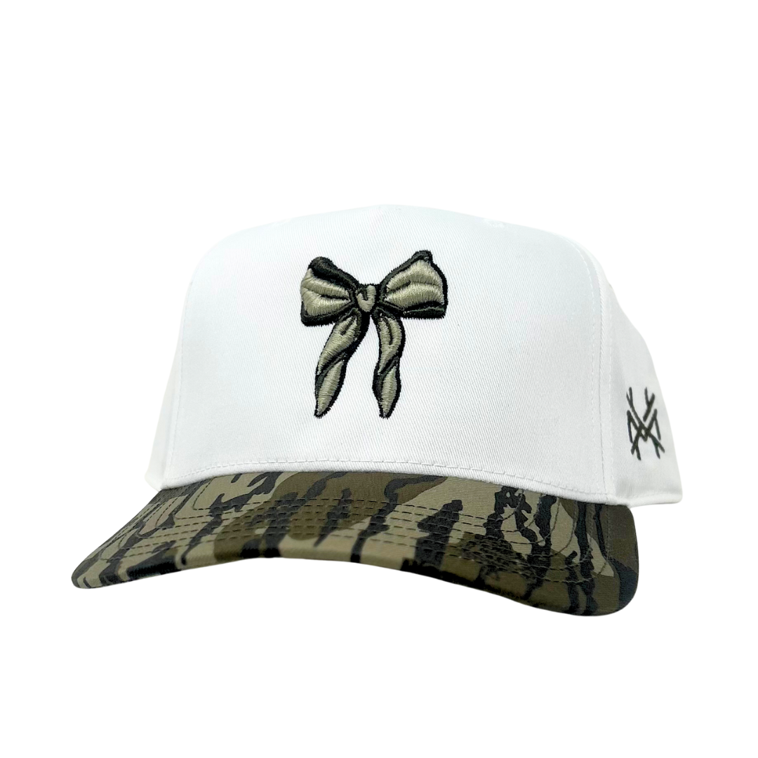 The Mad Hatter Co - Bow Girlie Trucker Hat: Bottomland/ Natural Otto
