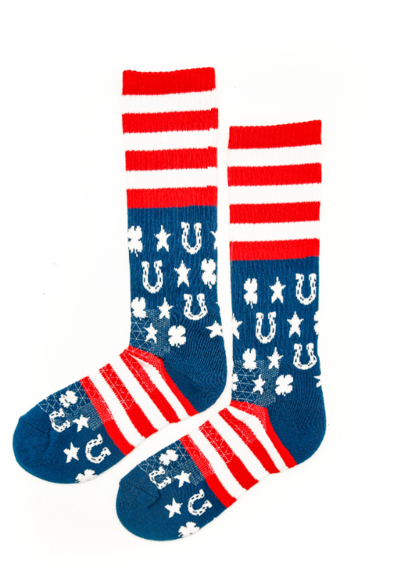 Lucky Chuck - Lucky Stars and Stripes Performance Socks