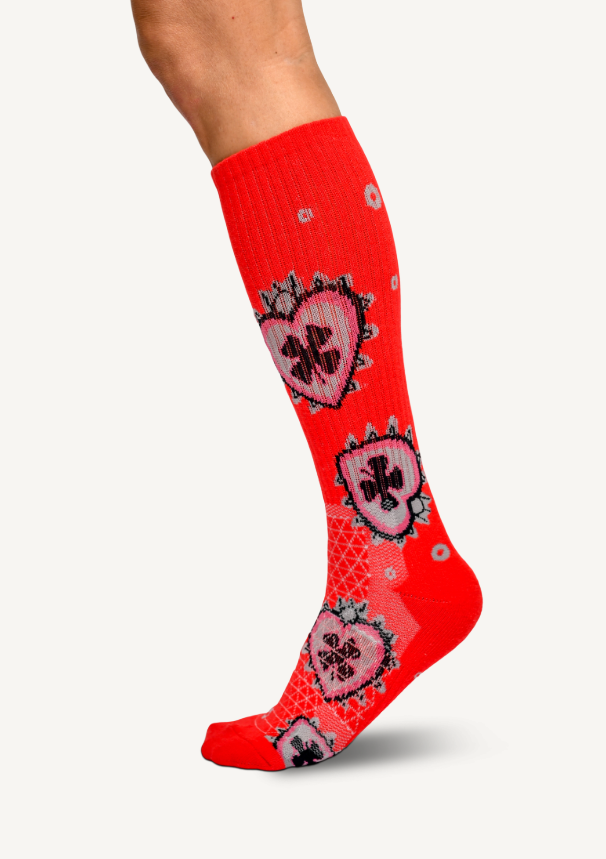 Lucky Chuck - Lucky Love Red Performance Socks