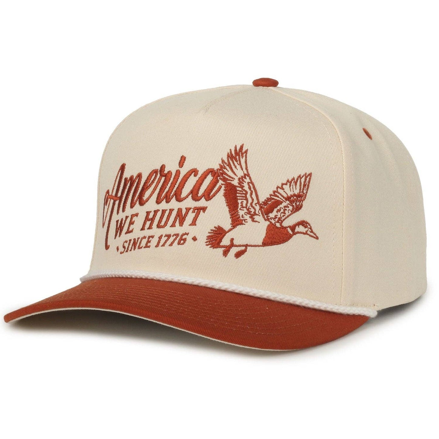 American Cattle Co - We Hunt Mallards Hat: Olive/Camo