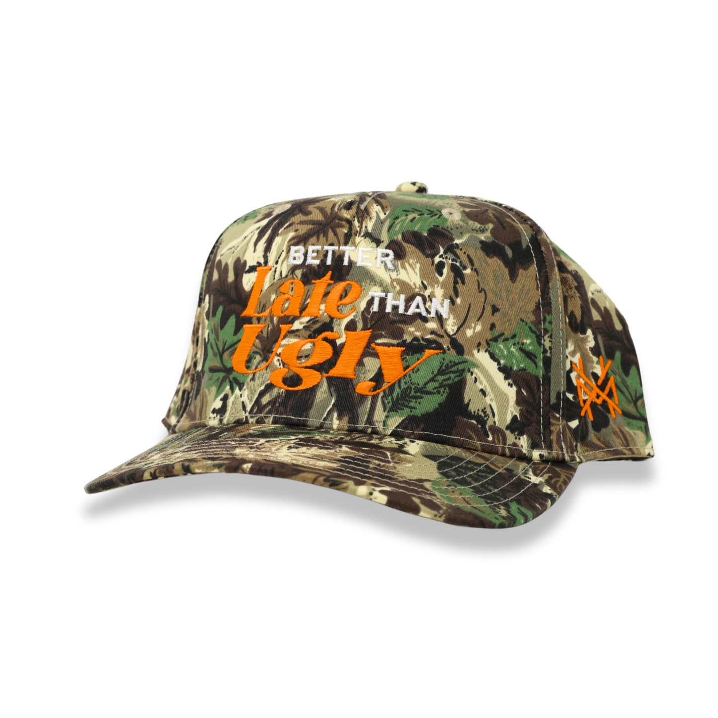 The Mad Hatter Co - Better Late Than Ugly Trucker Hat: Retro Black/White