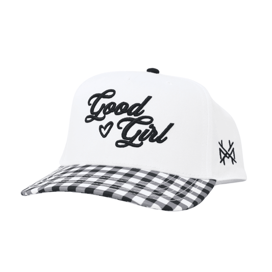 The Mad Hatter Co - Good Girl: Retro Black Check/White