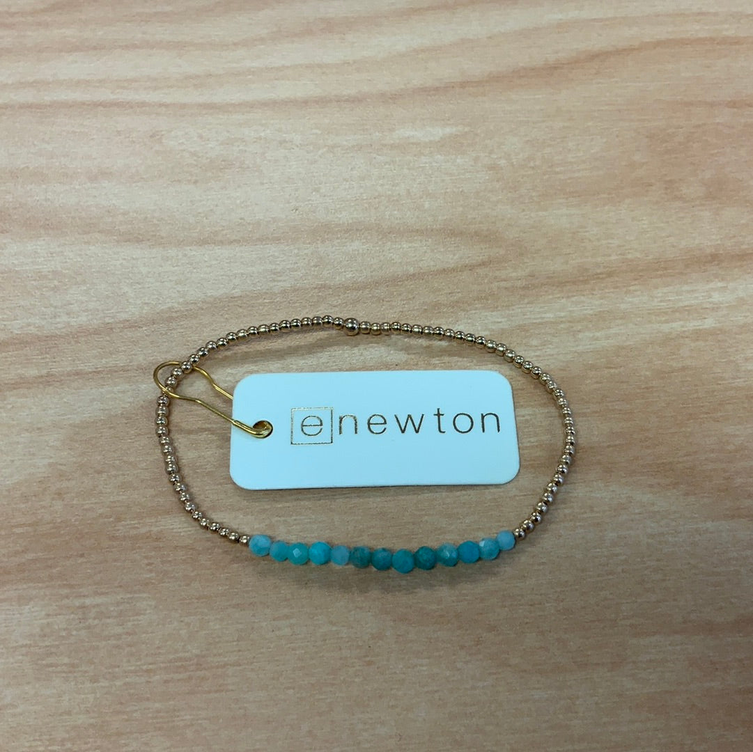 E NEWTON GOLD BLISS 2MM BEAD BRACELET