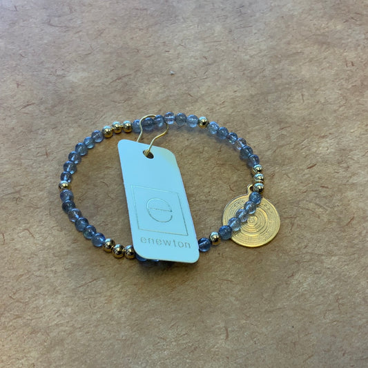 E NEWTON WORTHY PATTERN 4 MM BEAD BRACELET