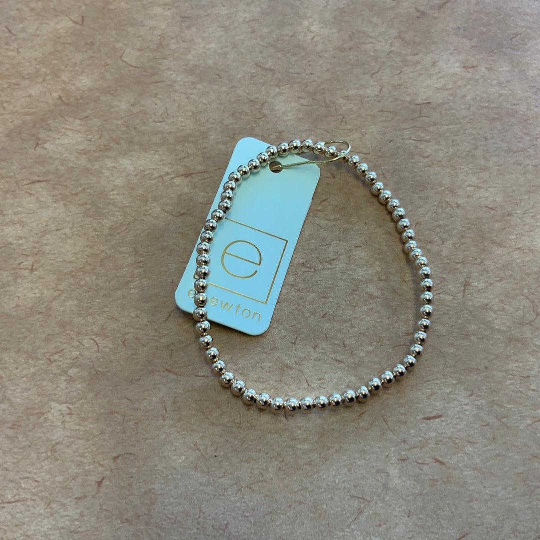 E NEWTON CLASSIC GOLD 3 MM BEAD BRACELET
