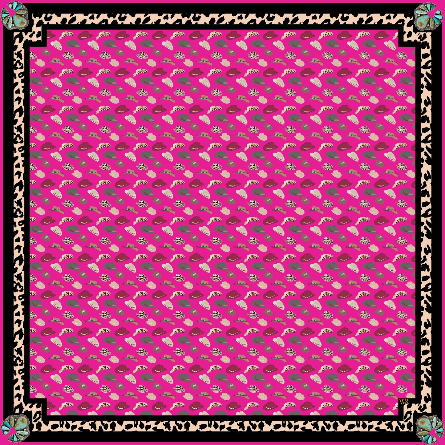 Whipin Wild Rags - Hot Pink NFR Scarf