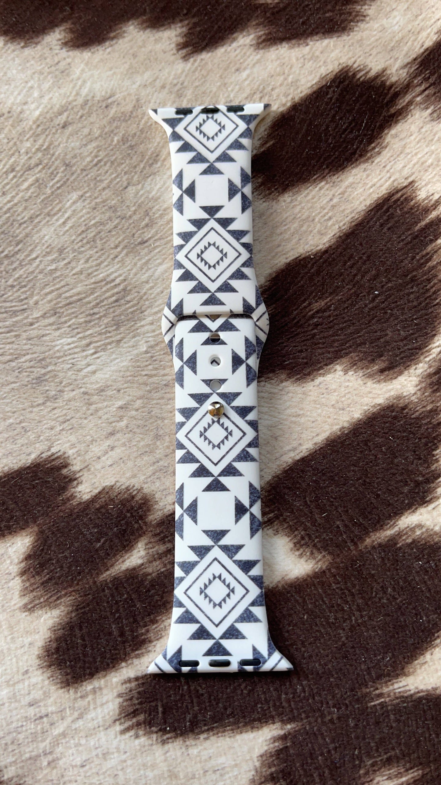Aztec Silicone Apple Watchband