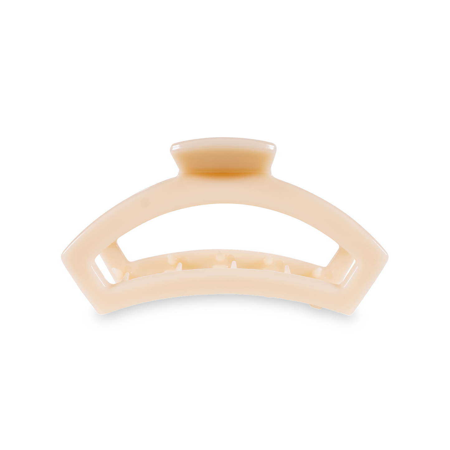 TELETIES - Open Almond Beige Medium Hair Clip