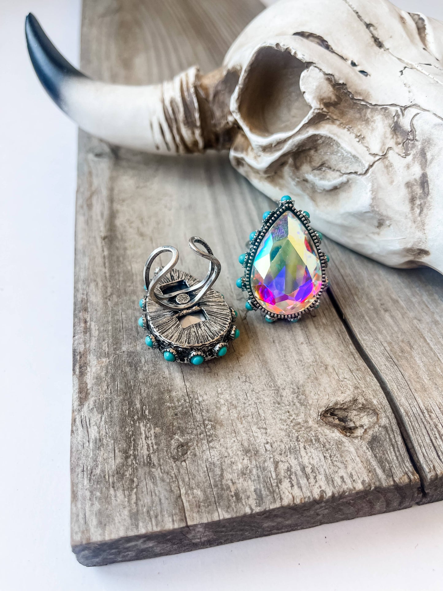 Boho Ranch Shop - Bling Bling Western Ring Adjustable