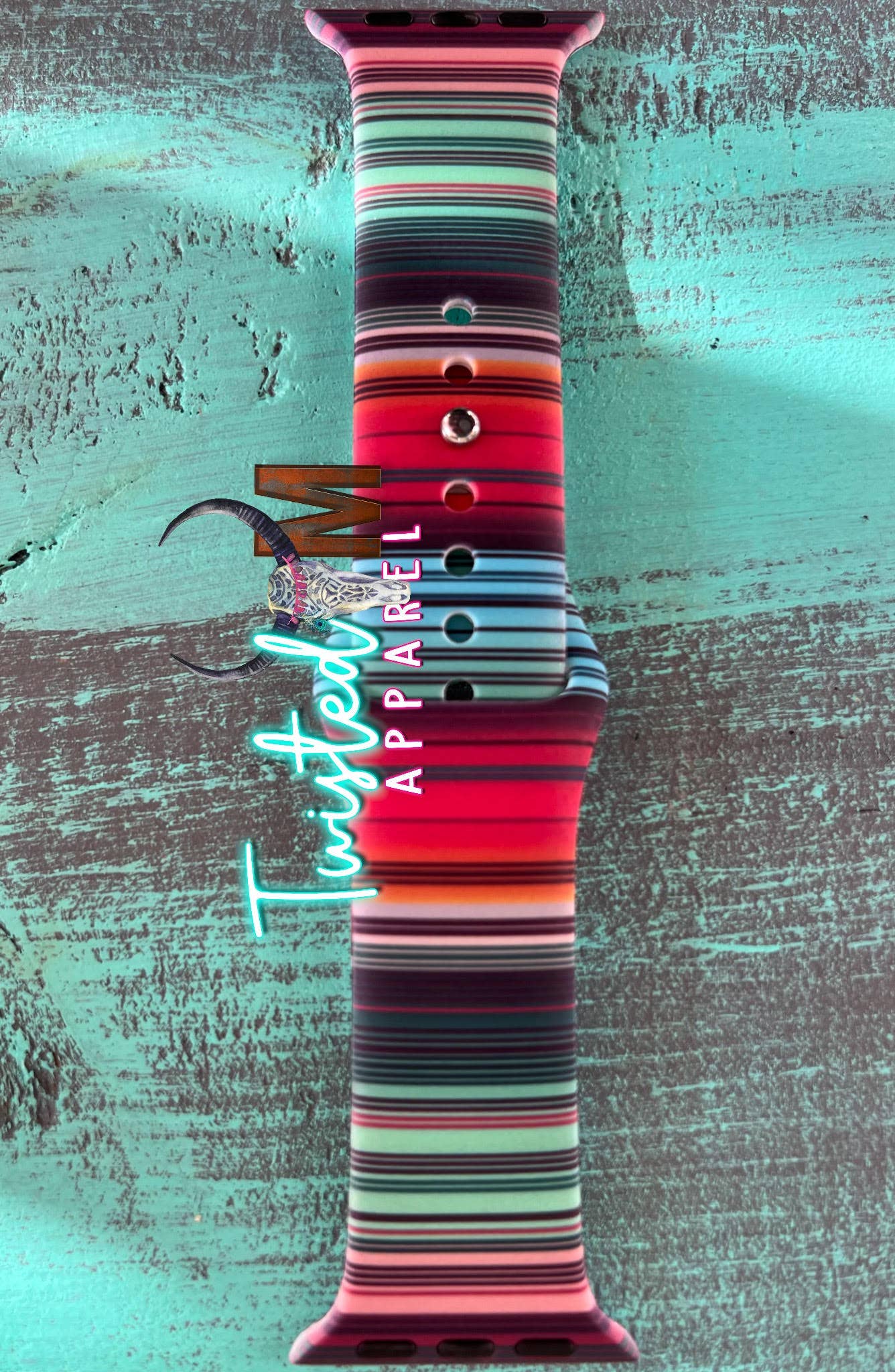 Twisted M, LLC - Watch Band 14-Serape Print