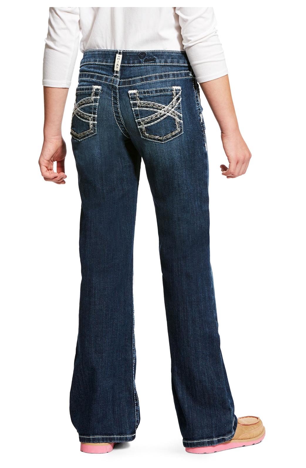 ARIAT GIRLS BOOTCUT STRETCH FIT DRESDEN