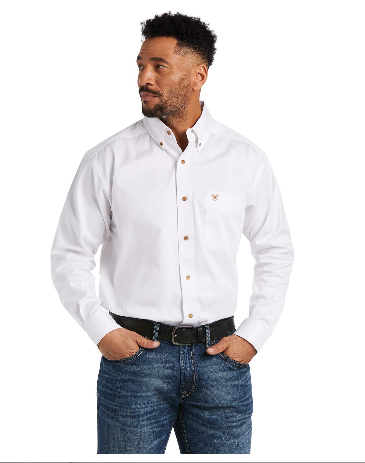 ARIAT MENS SOLID TWILL CLASSIC