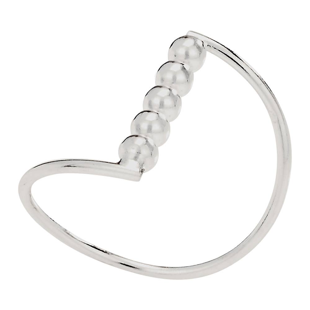 Tiger Mountain Jewelry - Stacked Beads Sterling Silver Ring