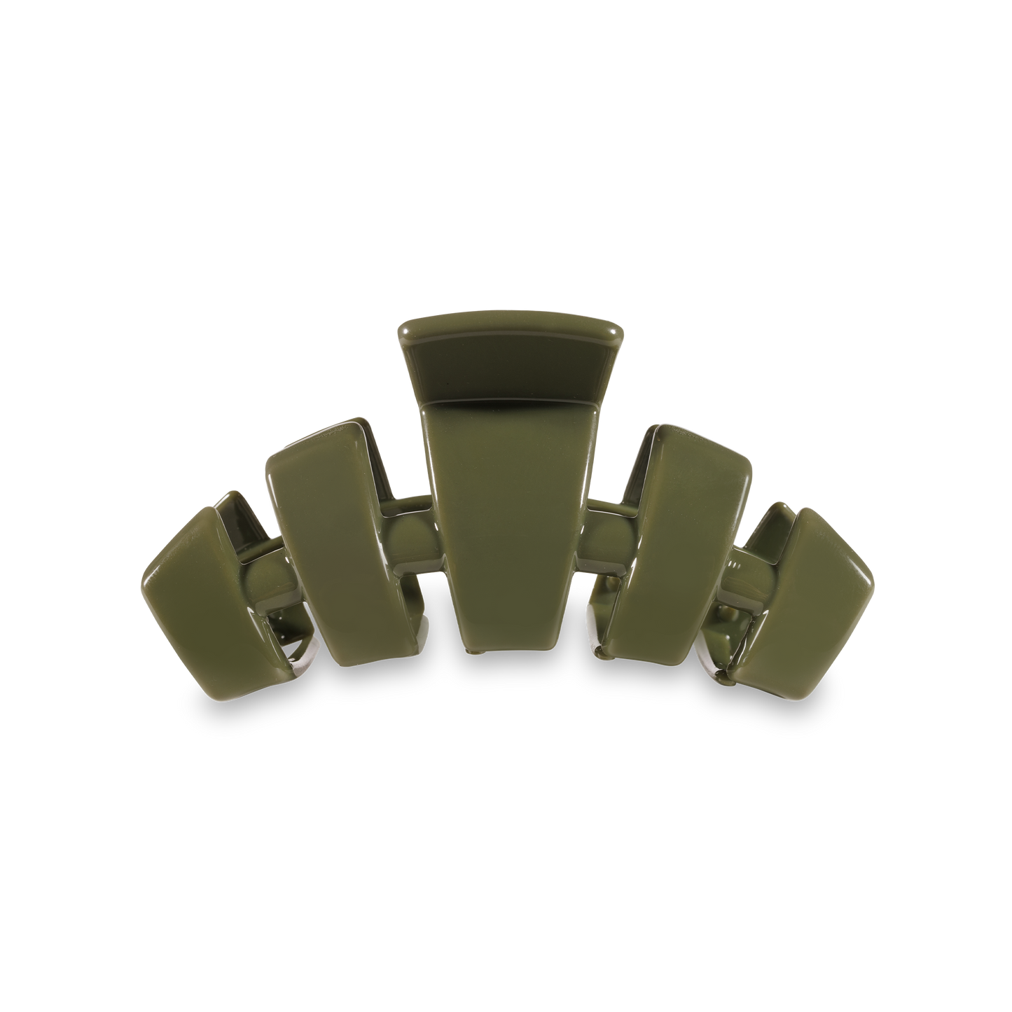TELETIES - Classic Olive Medium Classic Hair Clip