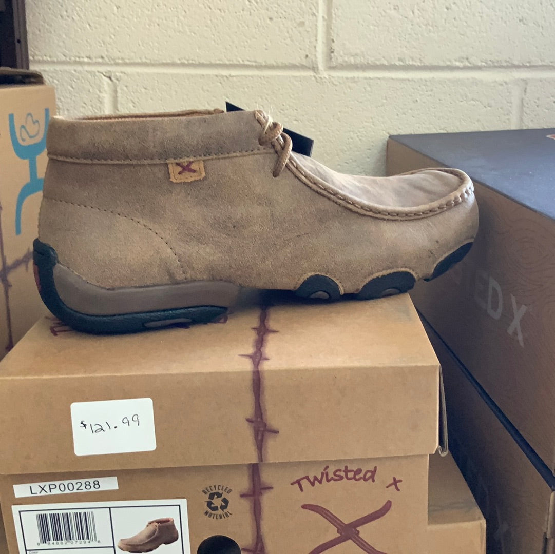 TWISTED X “THE ORIGINAL” CHUKKA DRIVING MOCS D TOE BOMBER