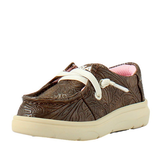 ARIAT TODDLERS HILO IN BROWN FLORAL