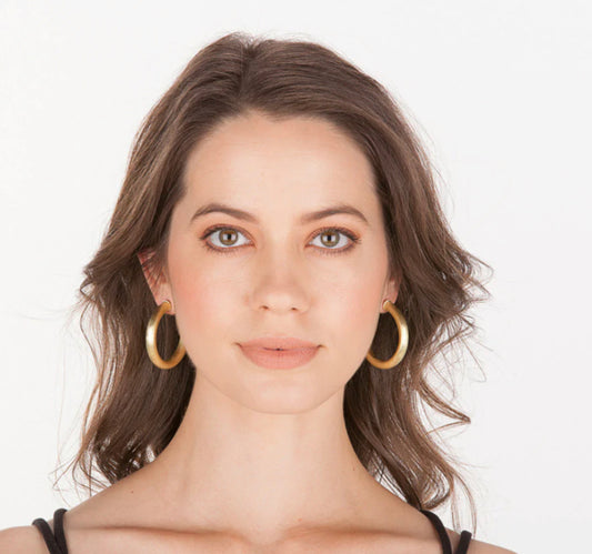 SHEILA FAJL CHANTEL HOOP EARRINGS