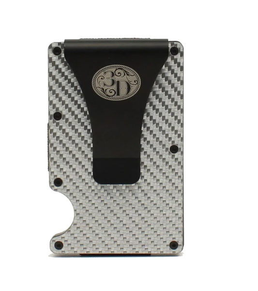 M&F WESTERN D. SMARTWALLET WOVEN PATTERN IN GRAY