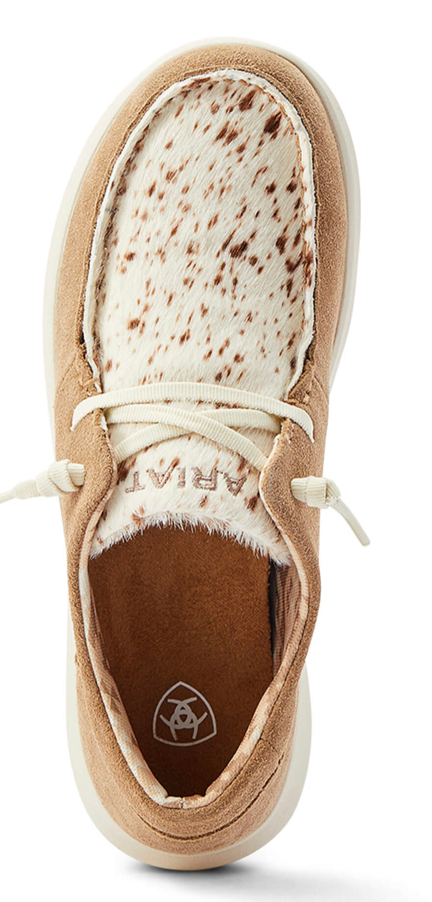 ARIAT WOMENS HILO WALNUT/SPOTTED HAIR ON