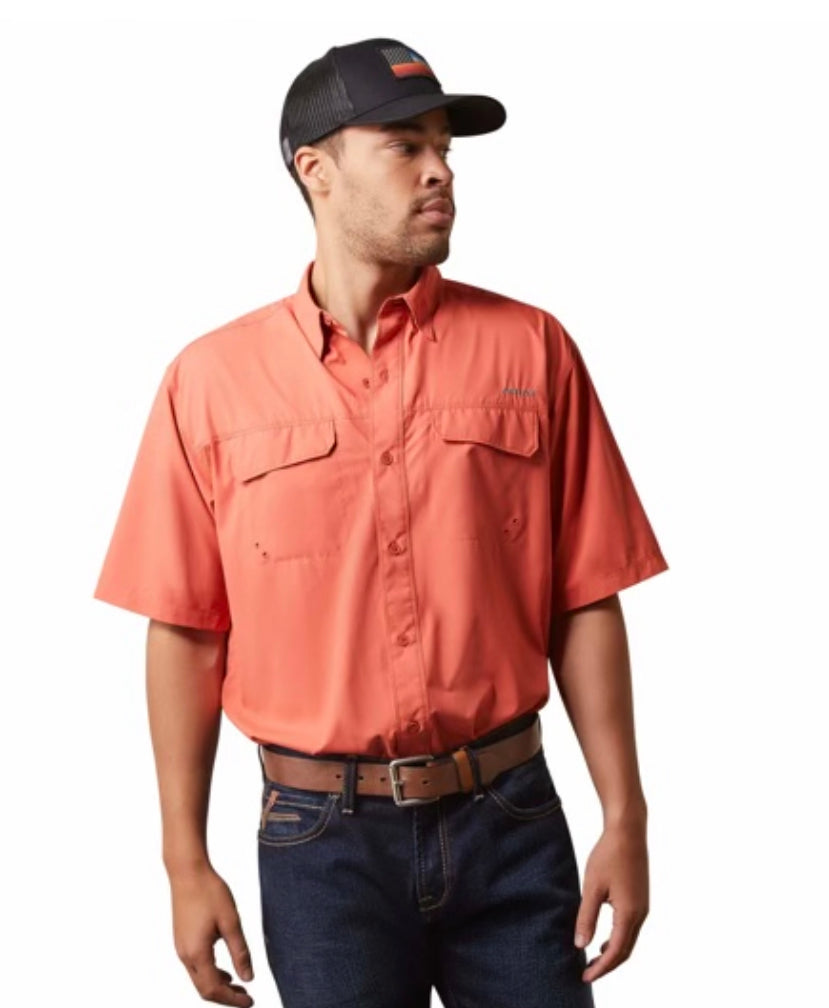 ARIAT MENS VENTTEK OUTBOUND SHORT SLEEVE SHIRT