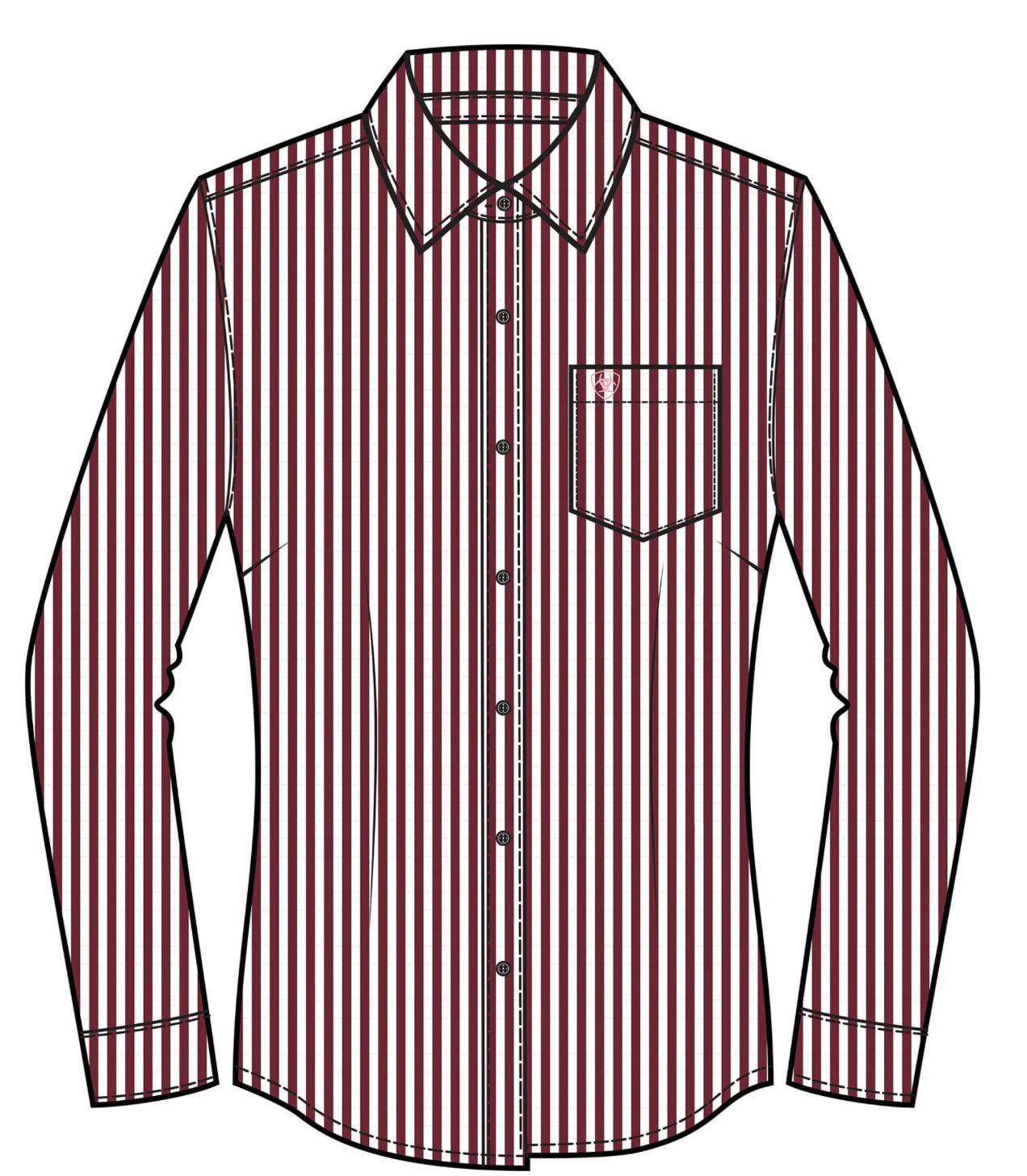 ARIAT WOMENS KIRBY STR LONG SLEEVE SHIRT