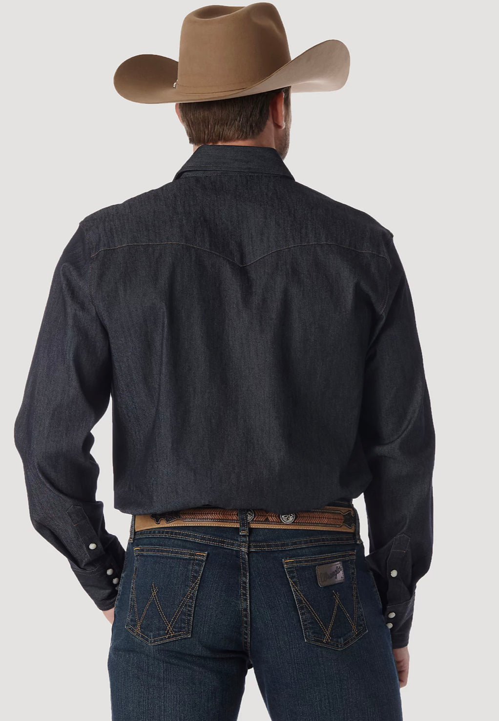 WRANGLER ADVANCED COMFORT DENIM WORKSHIRT