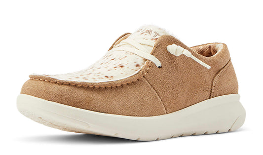 ARIAT WOMENS HILO WALNUT/SPOTTED HAIR ON