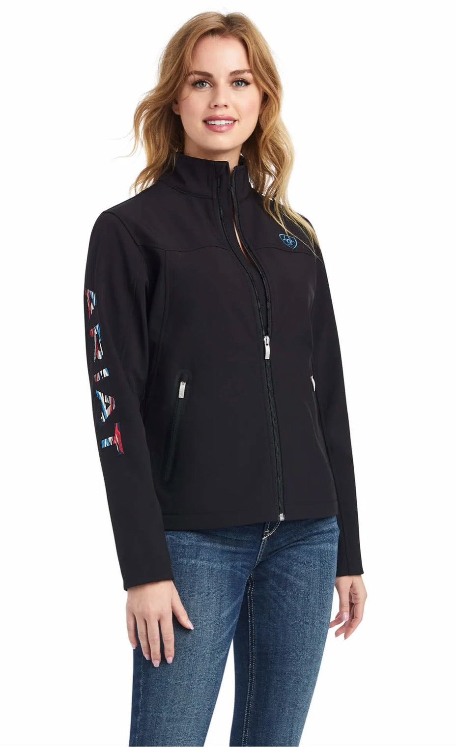 ARIAT WOMENS CHIMAYO TEAM SOFTSHELL JACKET