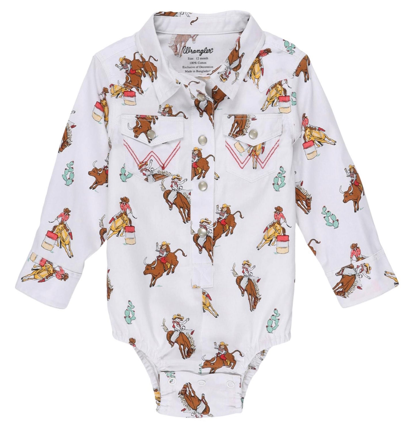 WRANGLER BABY GIRL WESTERN SHIRT