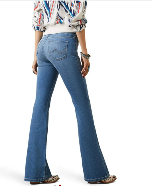 ARIAT WOMENS ULTRA STRETCH PERFECT RISE KATIE FLARE IE LOUISIANA 10043174