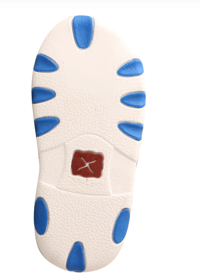 TWISTED X INFANTS BLUE MULTI AZTEC CHUKKA