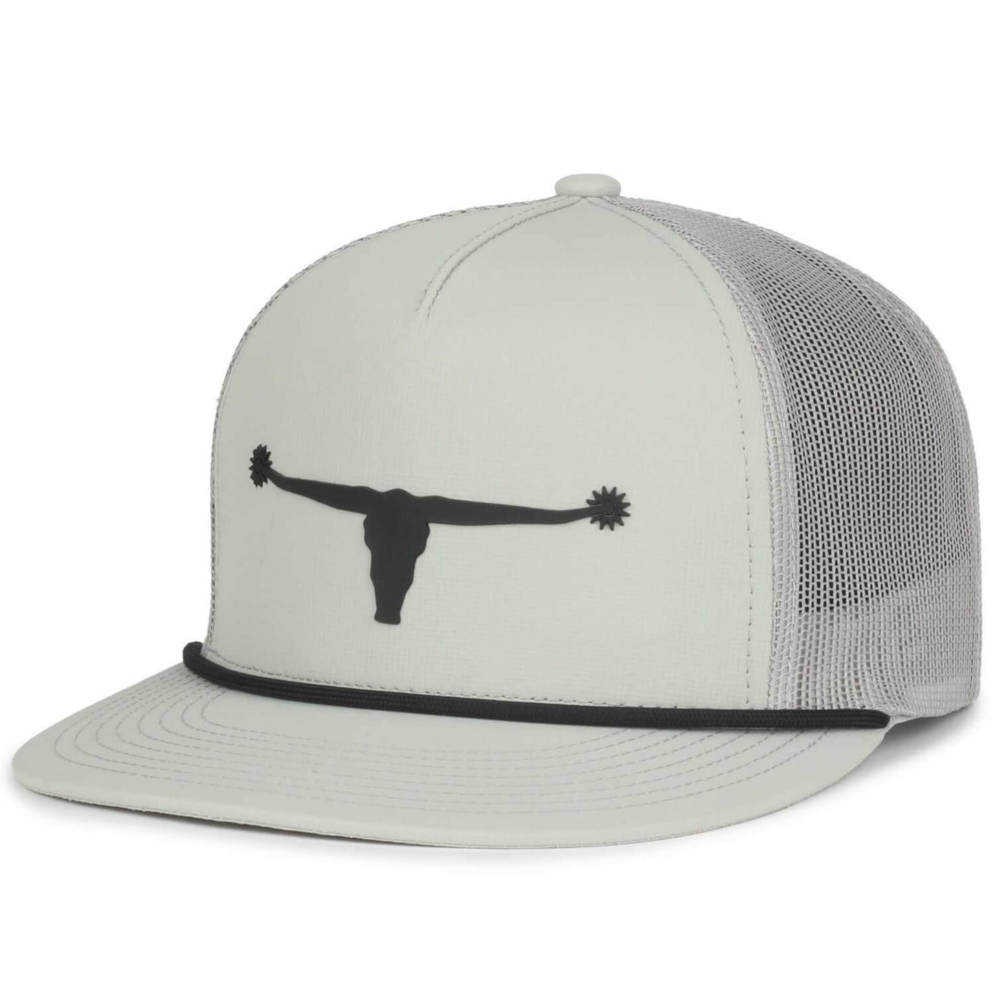 American Cattle Co - Bull Spurs Icon Hat: Black/Putty
