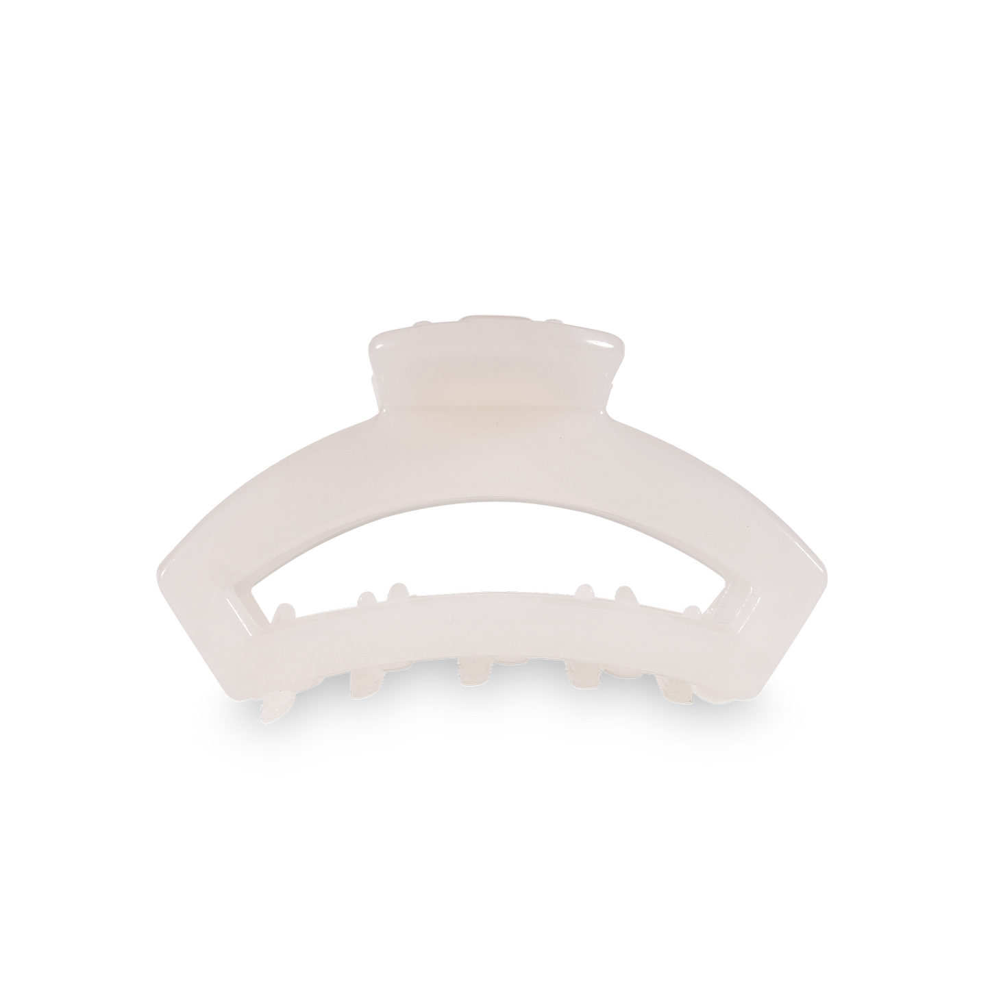 TELETIES - Open Hair Clip | Tiny | Coconut White