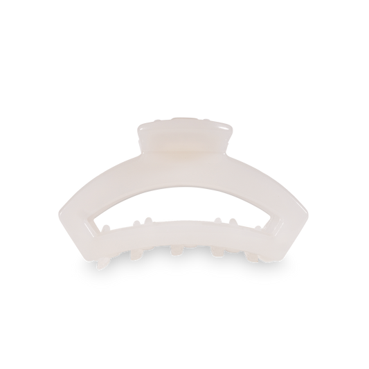 TELETIES - Open Hair Clip | Tiny | Coconut White