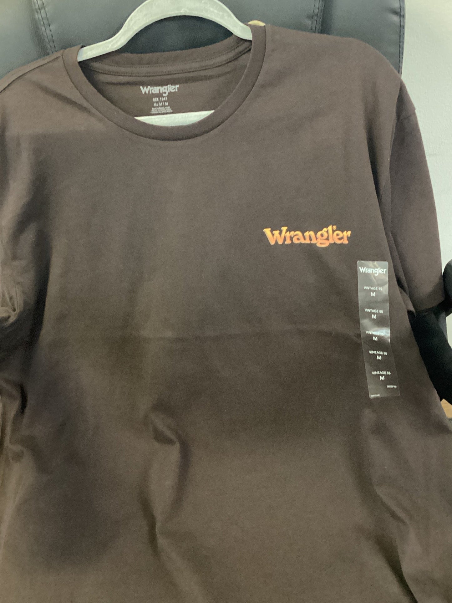 WRANGLER MENS SHORT SLEEVE VINTAGE GRAPHIC TEE